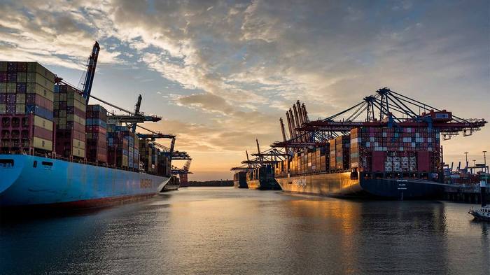 Hamburg port
