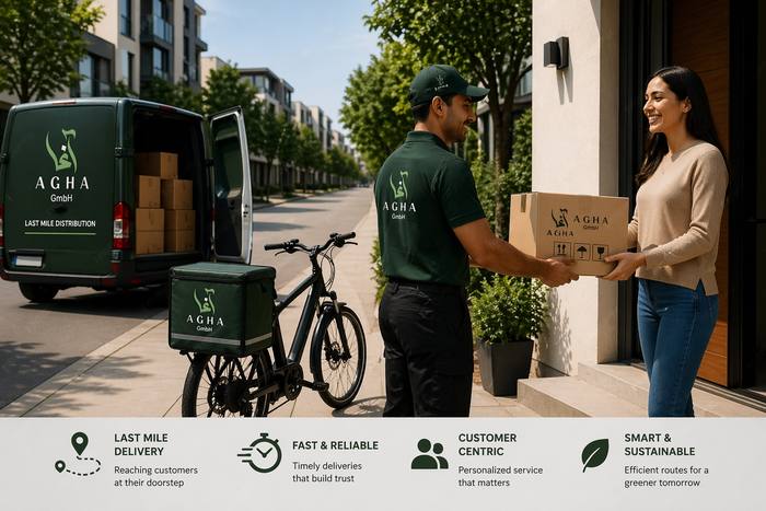 AGHA delivery van for last-mile distribution